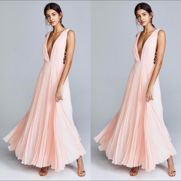 Free people x fame partners pleated dress - Picture 1 of 3